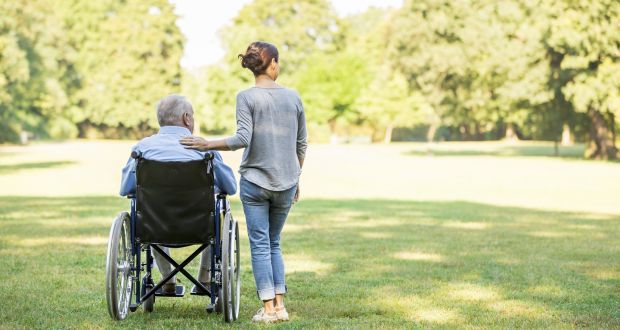 senior on wheelchair 