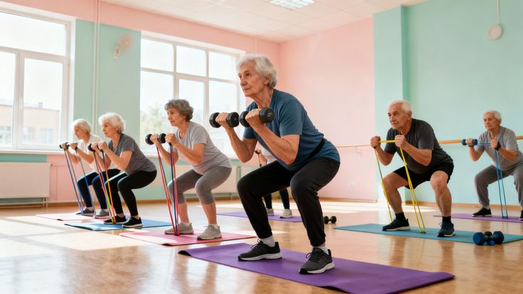 senior exercise core 